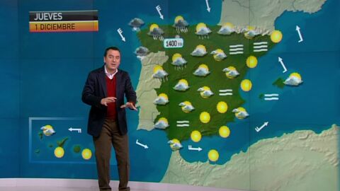 La previsi&oacute;n del tiempo (29-11-11) Noche