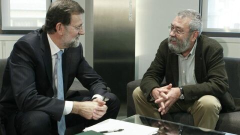 Encuentro entre Rajoy y C&aacute;ndido M&eacute;ndez