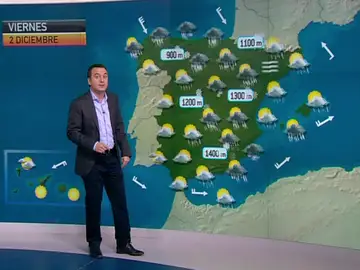 La previsión del tiempo (01-12-11) Noche La previsión del tiempo (01-12-11) Noche