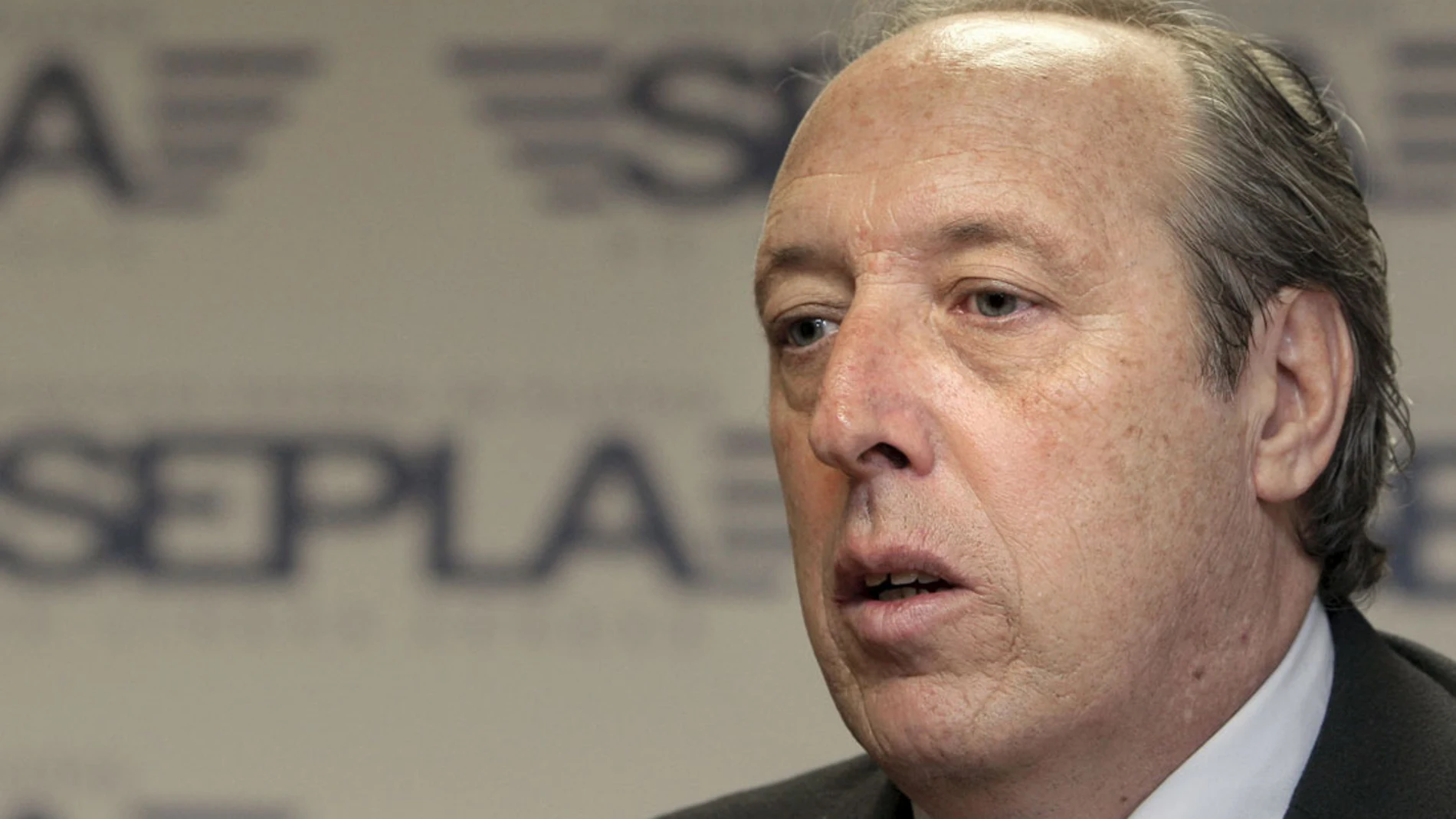 Justo Peral, presidente de la sección sindical del SEPLA-Iberia Justo Peral, presidente de la sección sindical del SEPLA-Iberia