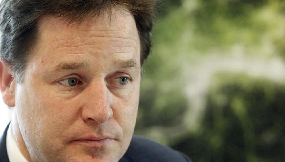 El viceprimer ministro británico, Nick Clegg