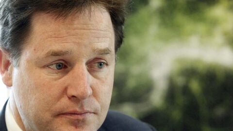 El viceprimer ministro brit&aacute;nico, Nick Clegg
