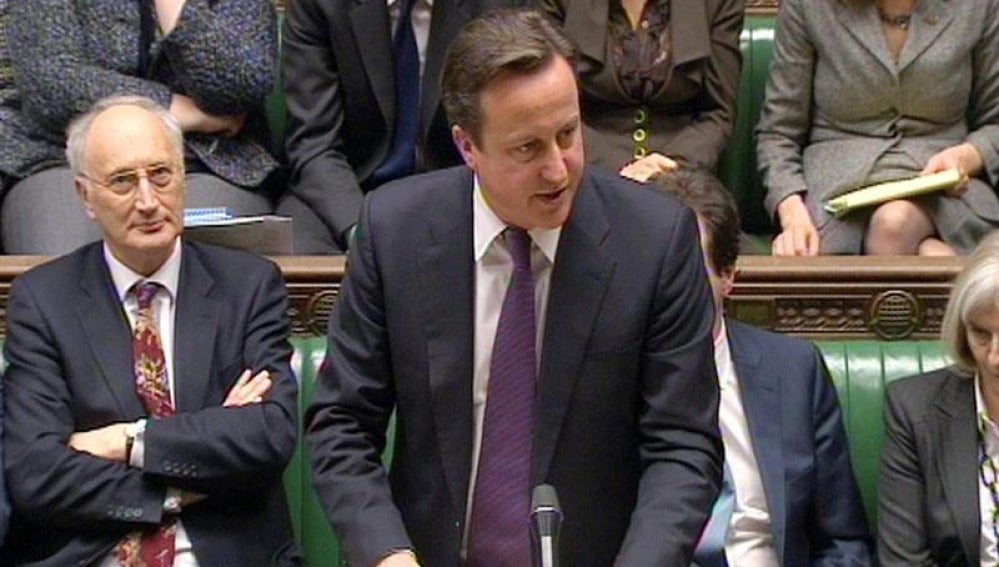 David Cameron, en el Parlamento