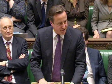 David Cameron, en el Parlamento