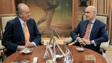 Duran i Lleida durante su encuentro con Don Juan Carlos