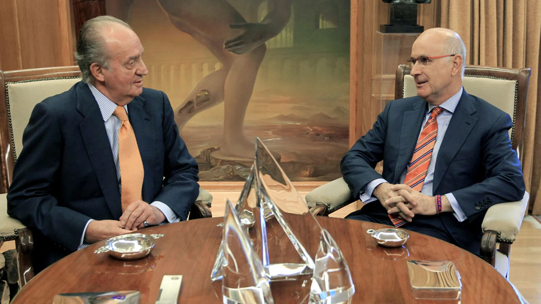 Duran i Lleida durante su encuentro con Don Juan Carlos Duran i Lleida durante su encuentro con Don Juan Carlos