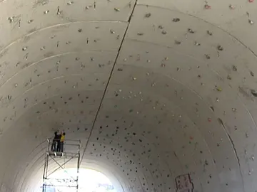 El túnel-rocódromo de Telde El túnel-rocódromo de Telde