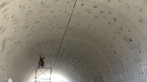 El túnel-rocódromo de Telde El túnel-rocódromo de Telde