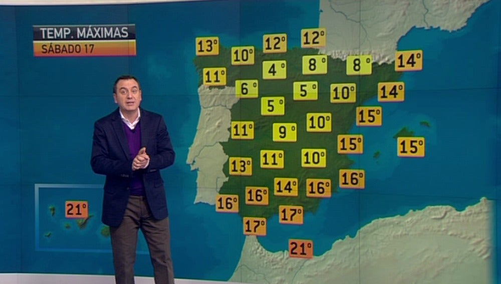 La previsión del tiempo, 16-12-2011