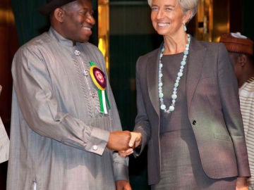 Christine Lagarde en Nigeria