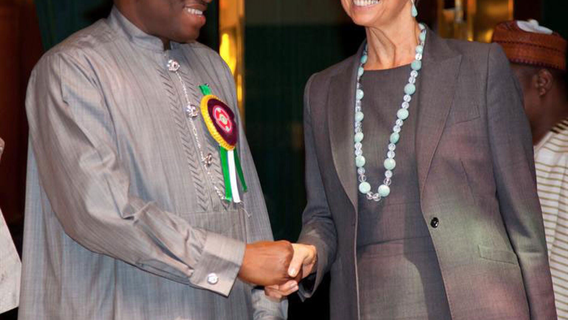 Christine Lagarde en Nigeria