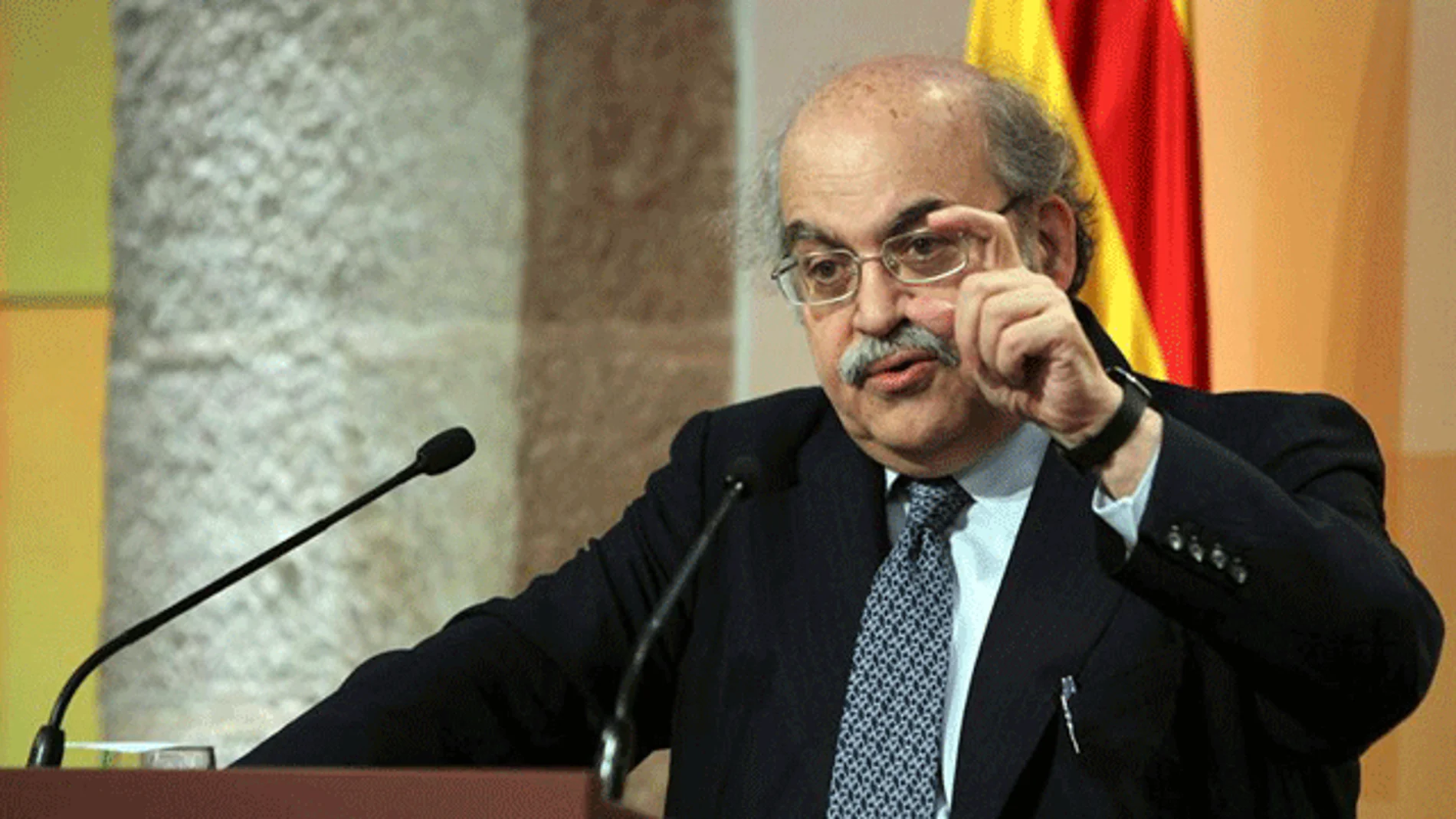El conseller de Economía de la Generalitat, Andreu Mas-Colell El conseller de Economía de la Generalitat, Andreu Mas-Colell