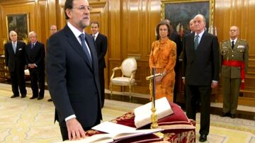 Mariano Rajoy ha jurado su cargo ante el rey en Zarzuela