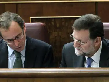 El líder del PP y Mariano Rajoy El líder del PP y Mariano Rajoy
