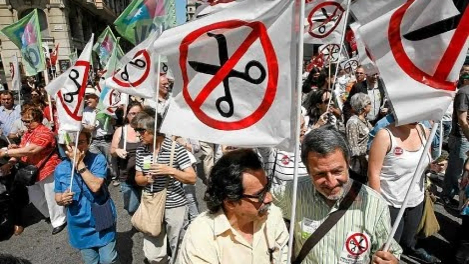 Protestas de los empleados públicos Protestas de los empleados públicos