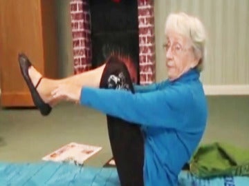 Una abuela en plena forma Una abuela en plena forma