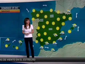 La previsión del tiempo (24-12-2011) Tarde La previsión del tiempo (24-12-2011) Tarde