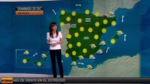 La previsi&oacute;n del tiempo (24-12-2011) Tarde