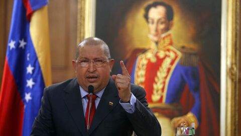 El presidente venezolano, Hugo Ch&aacute;vez