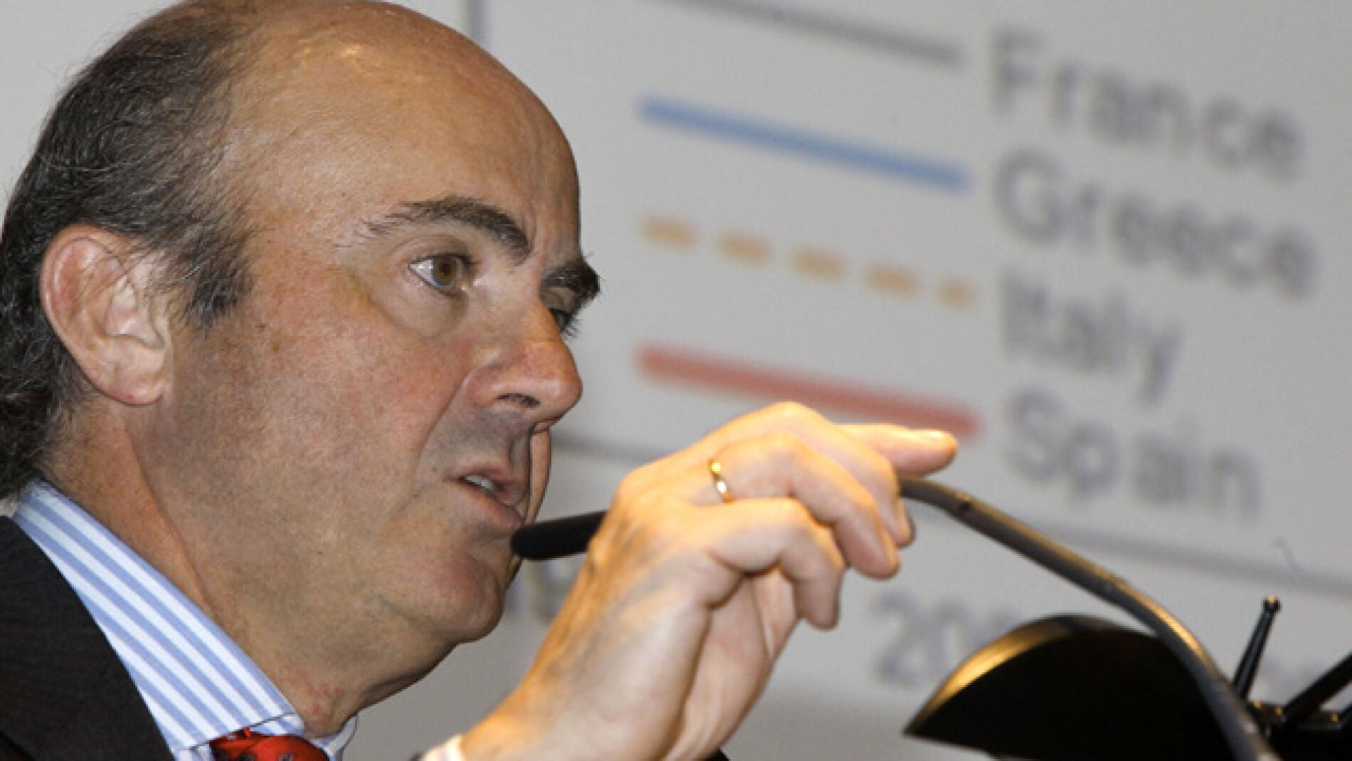 El ministro Luis de Guindos