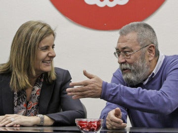 Reunión de Fátima Báñez con Cándido Méndez
