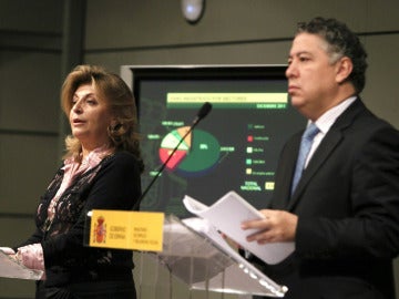 l secretario de Estado de la Seguridad Social, Tomás Burgos, y la secretaria de Empleo, Engracia Hidalgo
