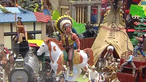 Indios y vaqueros de juguete Indios y vaqueros de juguete