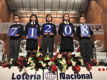 El número 71.208, primer premio del sorteo de "El Niño"