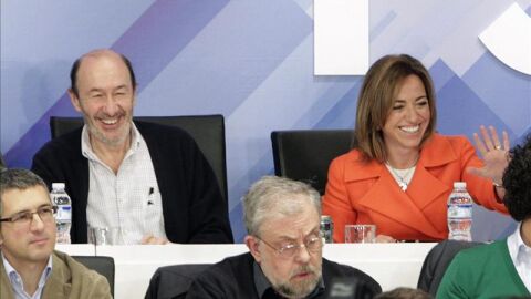 Que apoyos tendr&aacute;n Rubalcaba y Chac&oacute;n dentro del partido