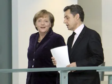 Angela Merkel y Nicolas Sarkozy Angela Merkel y Nicolas Sarkozy