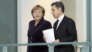 Angela Merkel y Nicolas Sarkozy