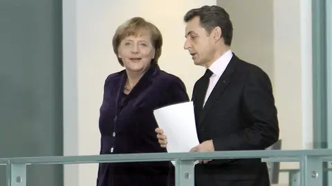 Angela Merkel y Nicolas Sarkozy Angela Merkel y Nicolas Sarkozy