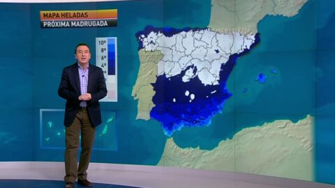 La previsi&oacute;n del tiempo, 09-01-2012, noche