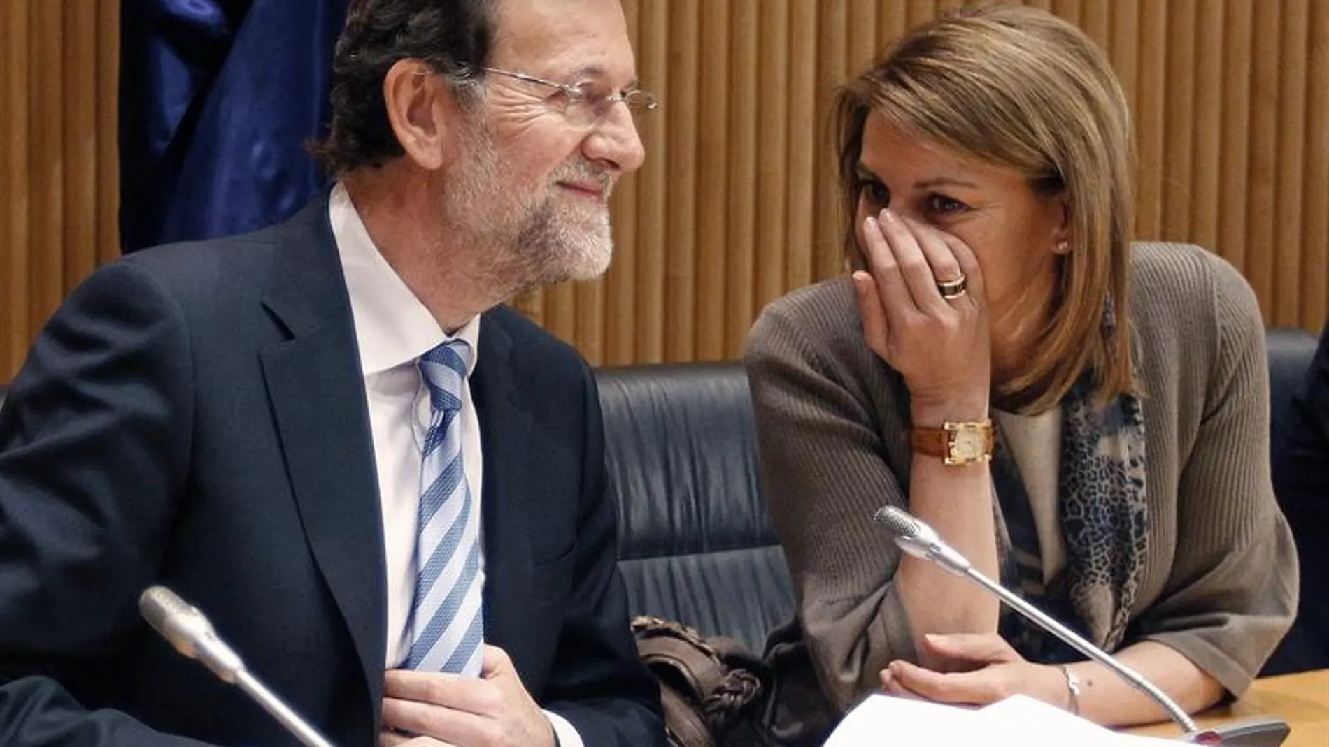 Mariano Rajoy y María Dolores de Cospedal Mariano Rajoy y María Dolores de Cospedal
