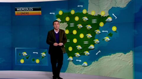 La previsi&oacute;n del tiempo, 10-01-2010, noche