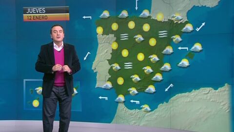 La previsi&oacute;n del tiempo (11-01-2012) Noche