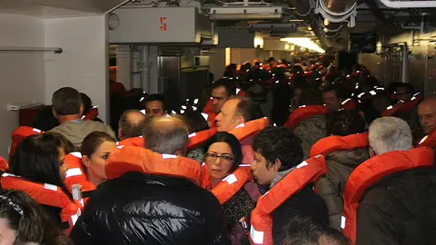 Pasajeros del 'Costa Concordia' Pasajeros del 'Costa Concordia'