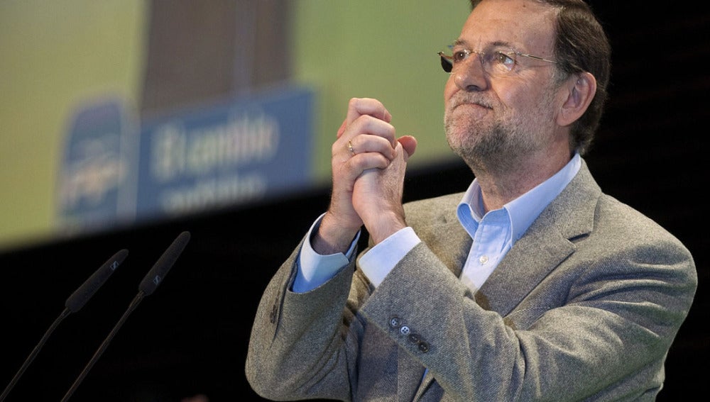 Mariano Rajoy en un acto de Málaga