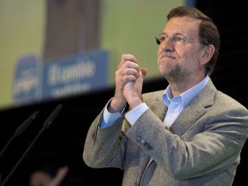 Mariano Rajoy en un acto de Málaga