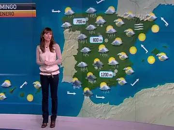 La previsión del tiempo (14-01-2012) Noche La previsión del tiempo (14-01-2012) Noche