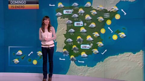 La previsi&oacute;n del tiempo (14-01-2012) Noche