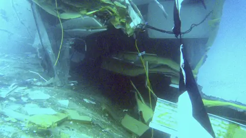Imágenes submarinas del crucero Imágenes submarinas del crucero