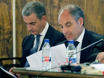 Francisco Camps durante el juicio Francisco Camps durante el juicio