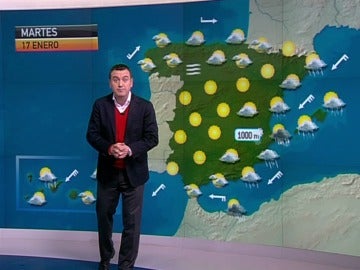 La previsión del tiempo 16-01-2012