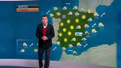 La previsión del tiempo 16-01-2012 La previsión del tiempo 16-01-2012