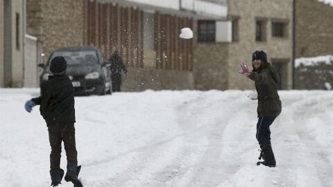 Nevada en Villafranca de Castell&oacute;n