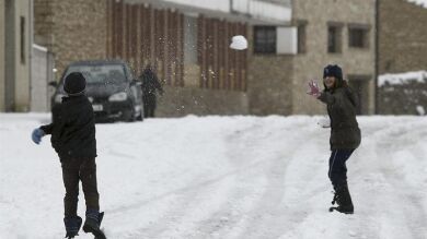 Seis provincias en alerta naranja por nieve, lluvias y viento 