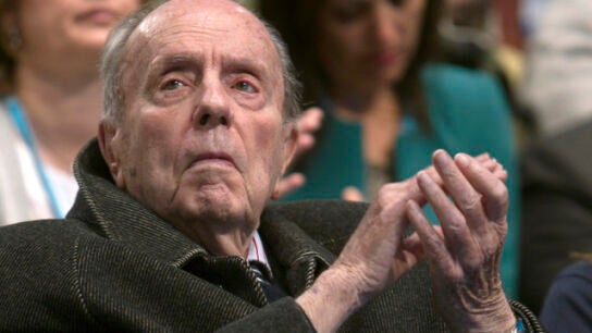 El pol&iacute;tico Manuel Fraga