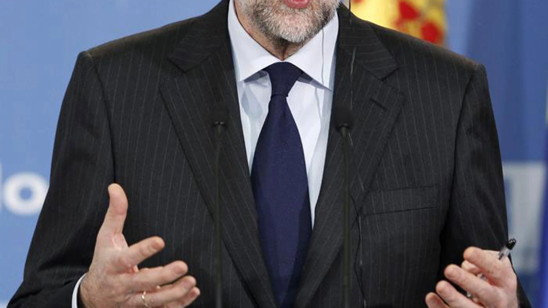 Mariano Rajoy en una rueda de prensa Mariano Rajoy en una rueda de prensa