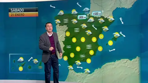 La previsión del tiempo, 20-01-2012, noche La previsión del tiempo, 20-01-2012, noche